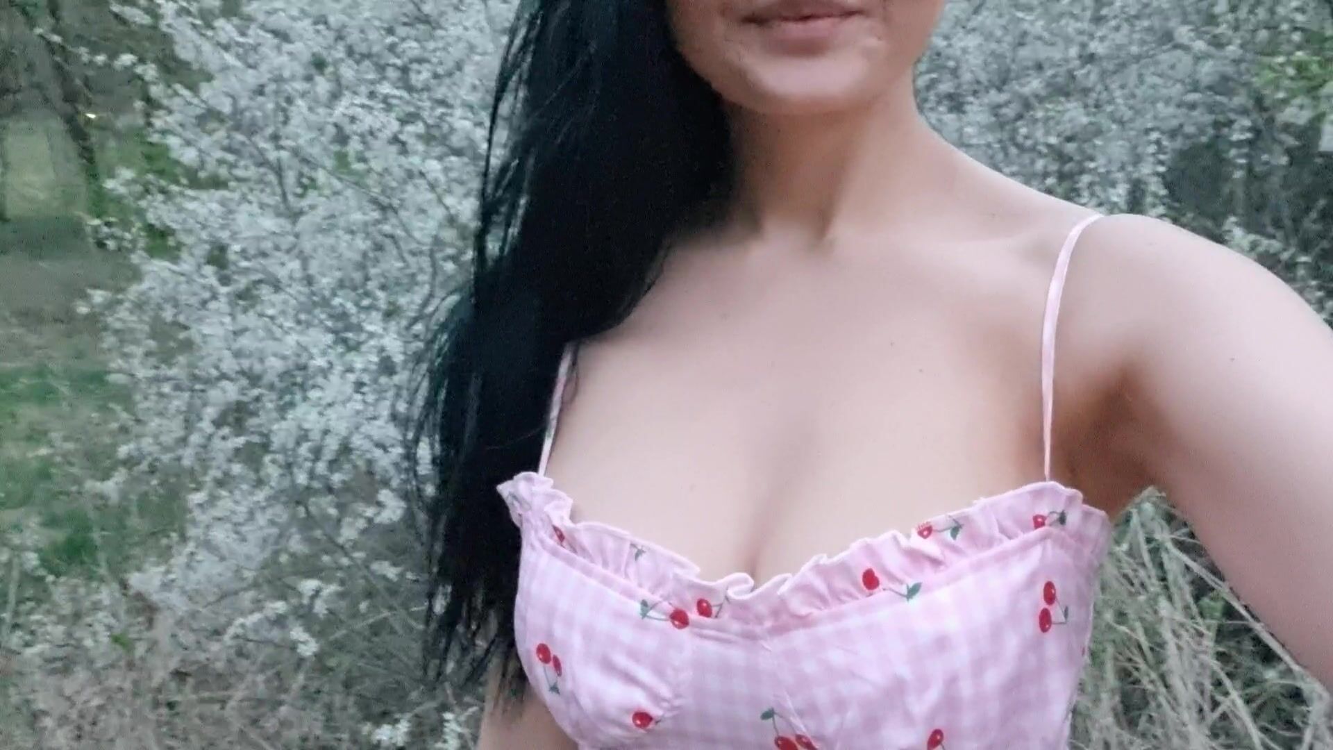 I like to flash them in public gardens, hope it's not a bad thing