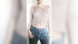 Asian Girls: Wanna see under my top? ♥️♥️ #1