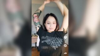 Asian Girls: What's under the little filipina's big t-shirt? #4