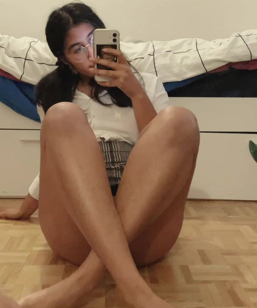 I hope someone at uni sees that I am not wearing anything under my skirt today