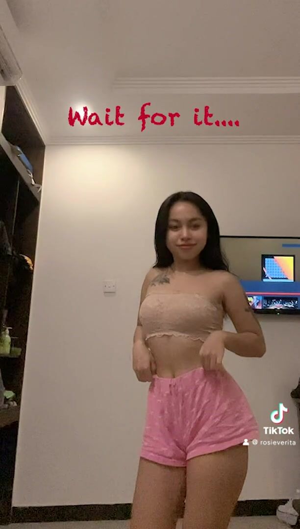 Exposed a little too much for this dance challenge,want to see more?