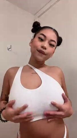 Something about flashing my Blasian Tits turns me on ???????? №2