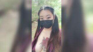 Juicy Asians: Should I masturbate in this park and record it? #2