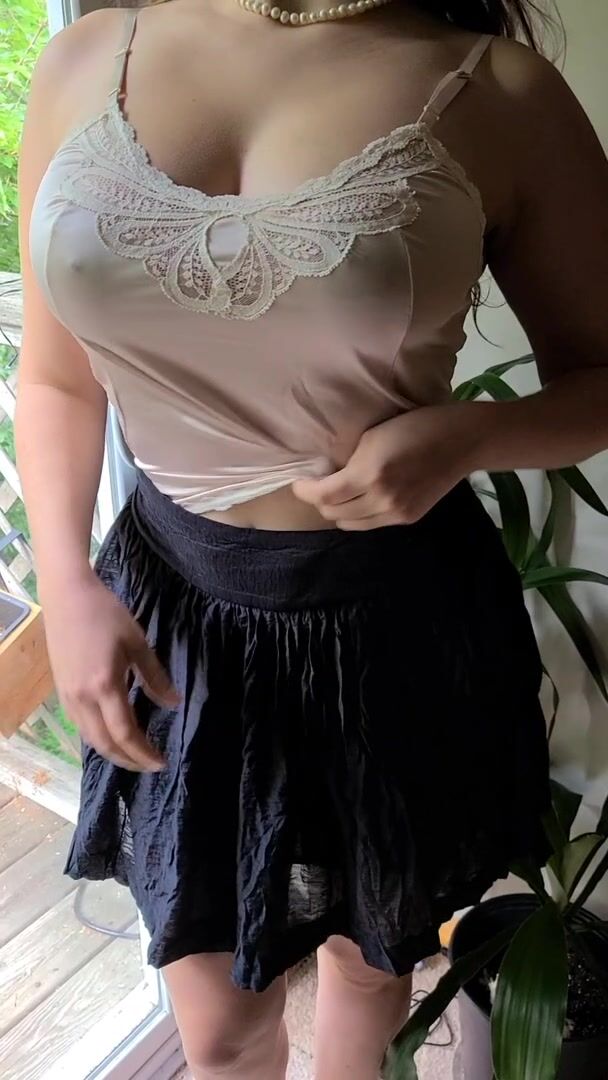Why would i wear a bra with boobs like these?