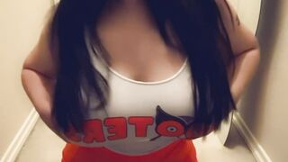 Juicy Asians: Do you ever see Asian Hooters girls with tits this size? ♥️♥️ #2