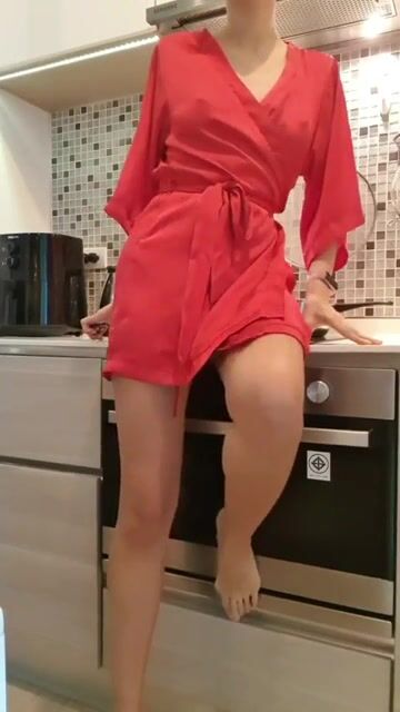 Would you bend me over to eat me or fuck me on the counter?