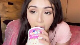 Asian Girls: Don’t mind me, just a Filipina with a … sweet tooth ♥️♥️ #2