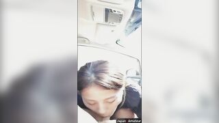 Asian: Amateur Japanese Girl Sucking Dick In A Car #2