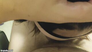 Asian Blowjobs: [19f] My Japanese pussy was too tight to fuck deep, so he made me deep throat instead... #4