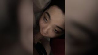 Asian Blowjobs: Korean slut sucking dick #1