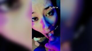 Asian Blowjobs: Half Korean girl gets her treat #3