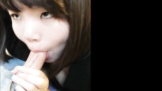 Asian American: Amateur Japanese Girl Sucking A White Cock #4