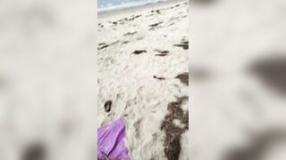 Asian: Leaked amateur malay at public beach #3