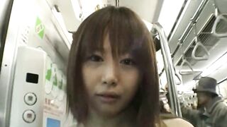 Asian Blowjobs: Japanese Girl Walking Around Naked On A Busy Train Before Giving A Blowjob And Getting Fucked #2