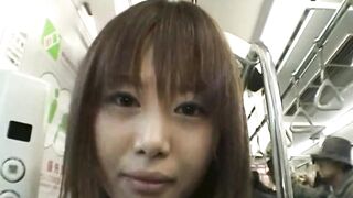 Asian: Japanese Girl Walking Naked On A Crowded Train Before Sucking Dick And Getting Fucked #4