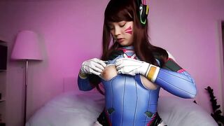 Filthy Asians: Asian cosplayer fucks her ass and pussy with a dildo #2