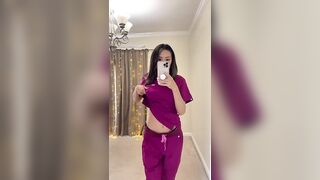 Juicy Asians: Ever wanted to see what's beneath your nurse's scrubs? ♥️♥️ #2