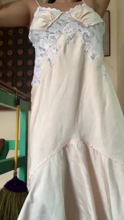 I love nightgowns because they’re easy to take off