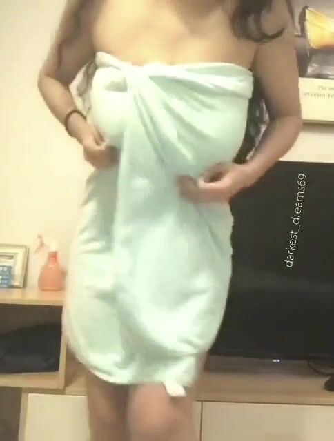 I think the towel hides them well :)
