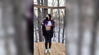 Juicy Asians: Have to start the new year right, suck on my titties-warm them up #2