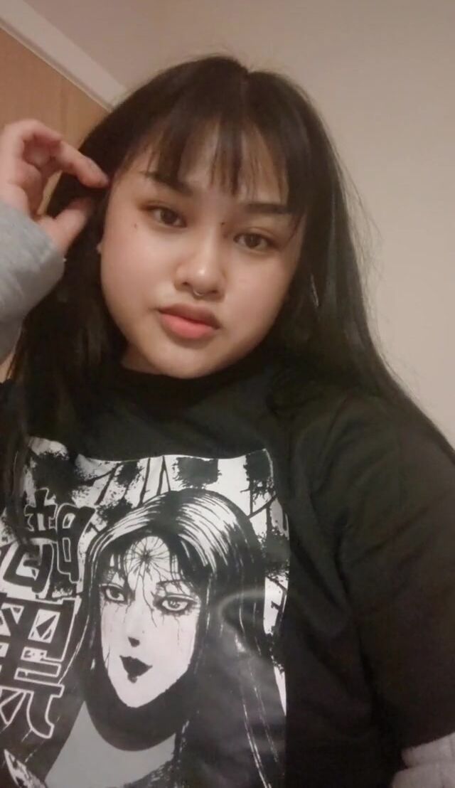 Big Tits, Big attitude and a cool Sweater