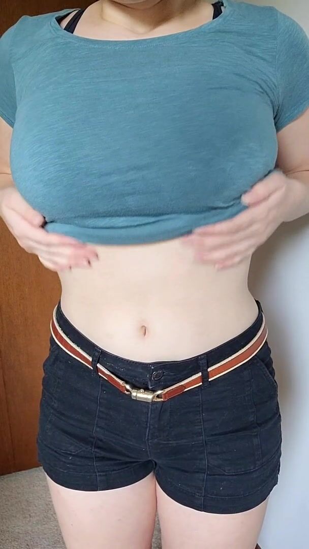 I hope you don't mind my naturally big & perky boobs on here